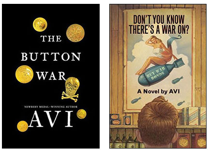 The Button War and Don't You Know There's a War On book covers