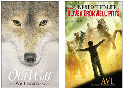 Old Wolf and Oliver Cromwell Pitts book covers